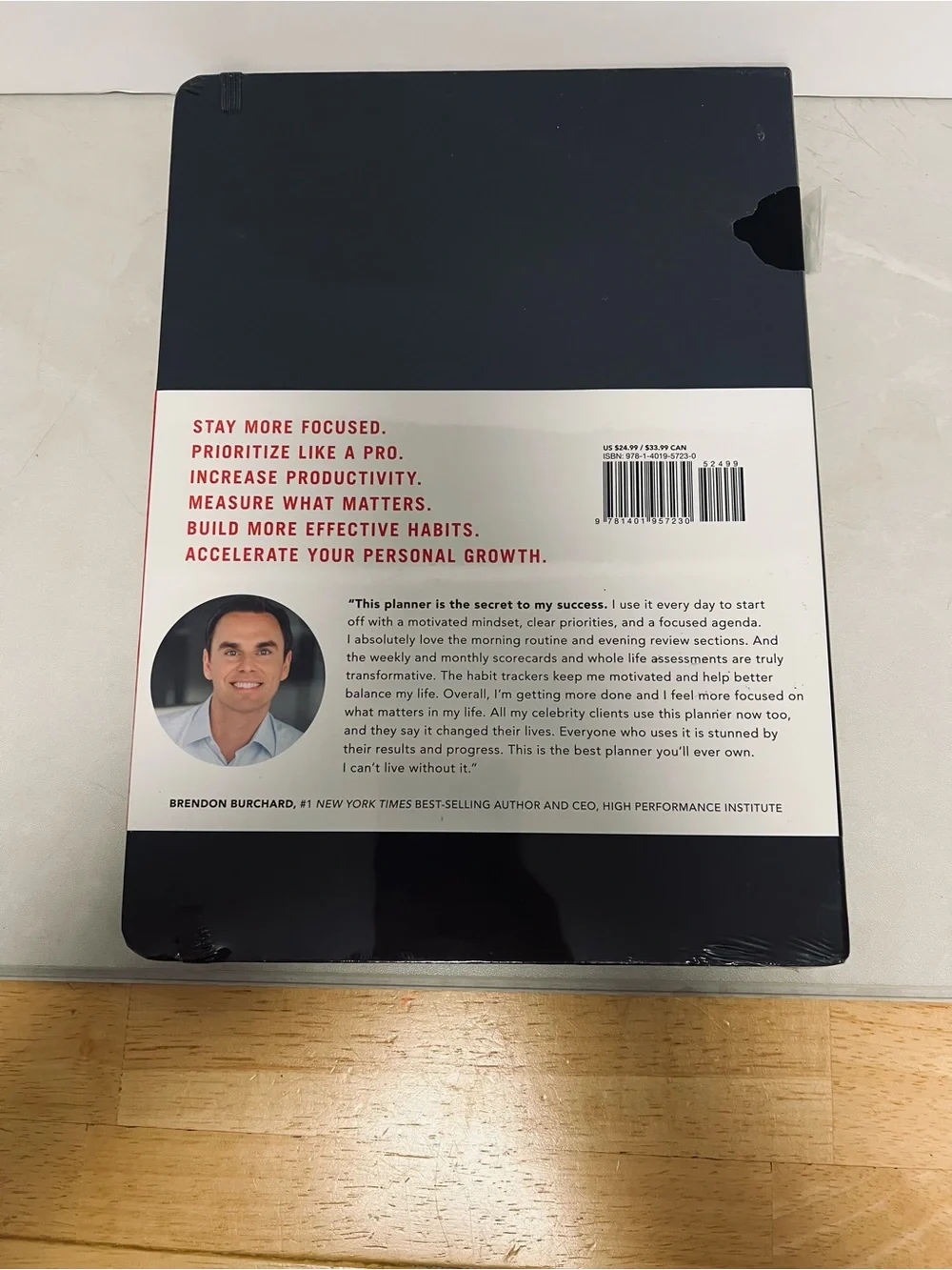 Set of 2 The High Performance Planner Brendon Burchard Productivity Planners